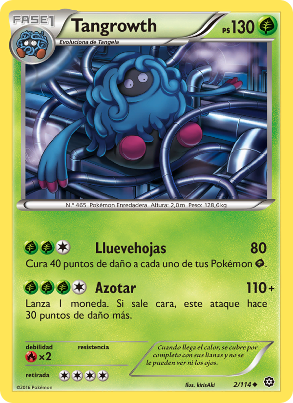 Tangrowth 2 — Asedio de Vapor (Spanish Pokémon TCG card)