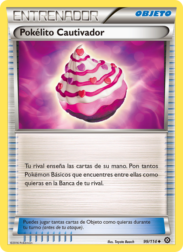 Pokélito Cautivador 99 — Asedio de Vapor (Spanish Pokémon TCG card)