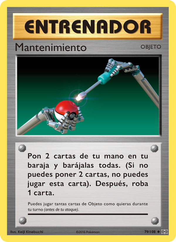Mantenimiento 79 — Evoluciones (Spanish Pokémon TCG card)