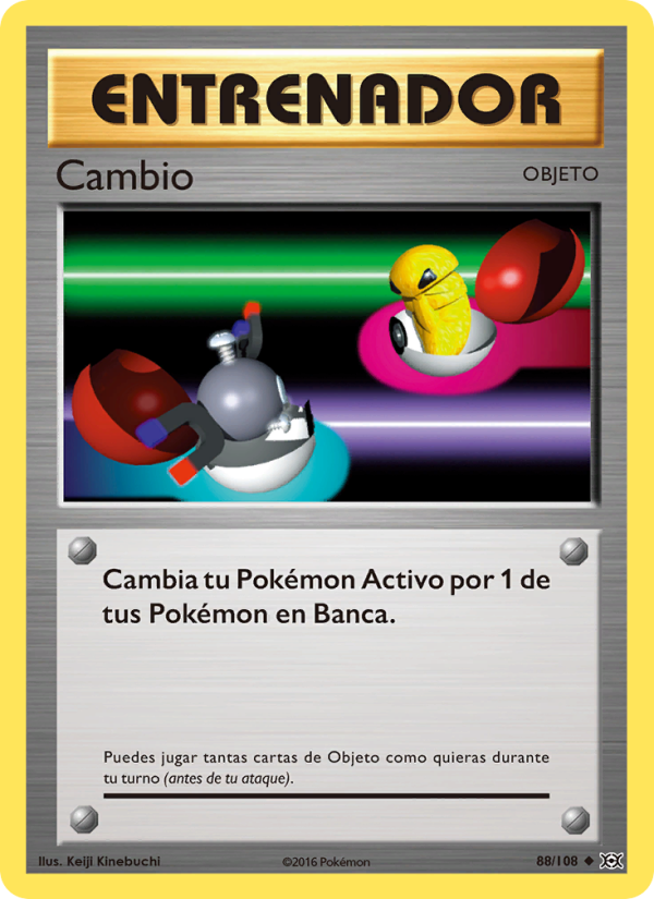 Cambio 88 — Evoluciones (Spanish Pokémon TCG card)