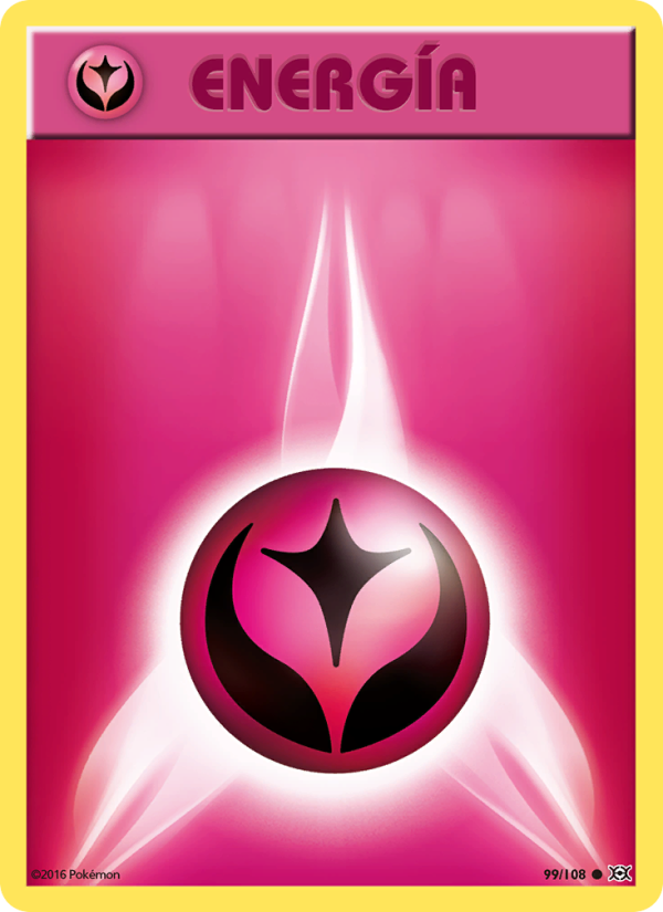 Energía Hada 99 — Evoluciones (Spanish Pokémon TCG card)