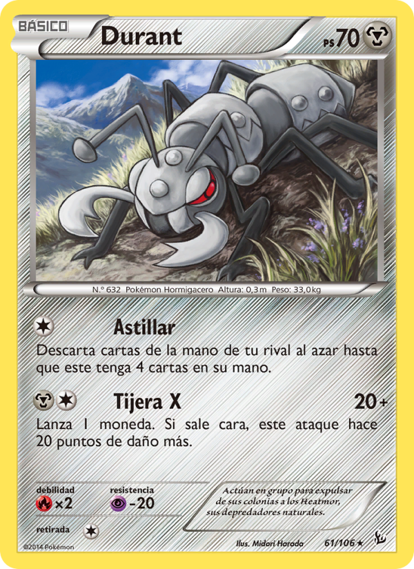 Durant 61 — Destellos de Fuego (Spanish Pokémon TCG card)