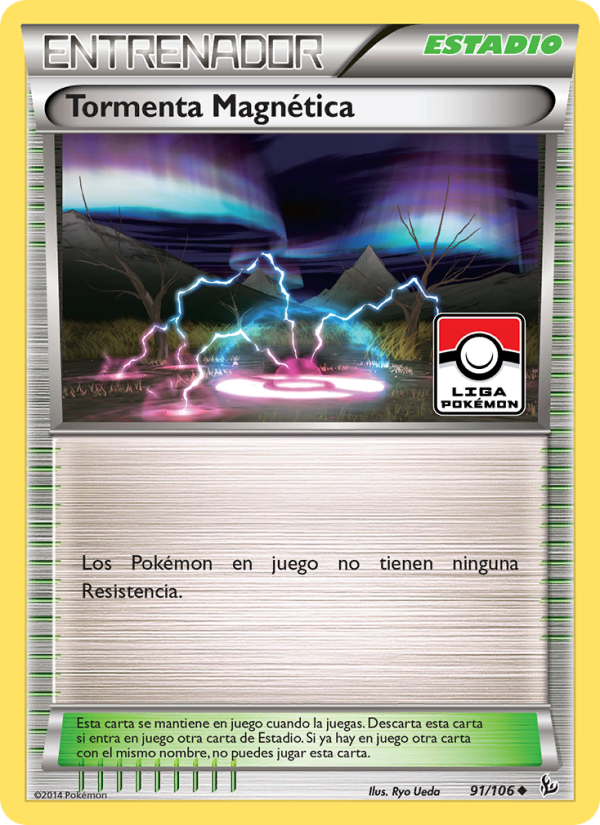 Tormenta Magnética 91 — Destellos de Fuego (Spanish Pokémon TCG card)