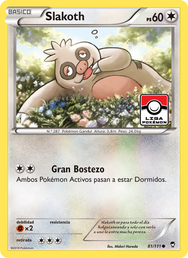 Slakoth 81 — Puños Furiosos (Spanish Pokémon TCG card)