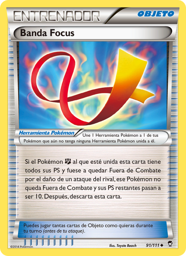 Banda Focus 91 — Puños Furiosos (Spanish Pokémon TCG card)