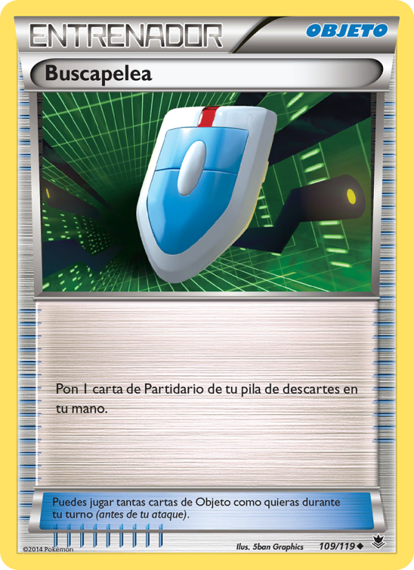 Buscapelea 109 — Fuerzas Fantasmales (Spanish Pokémon TCG card)