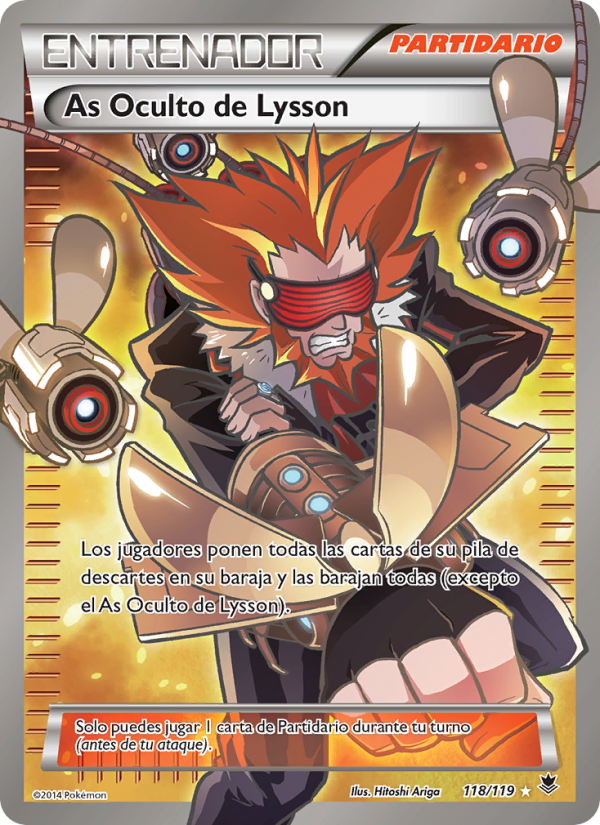 As Oculto de Lysson 118 — Fuerzas Fantasmales (Spanish Pokémon TCG card)