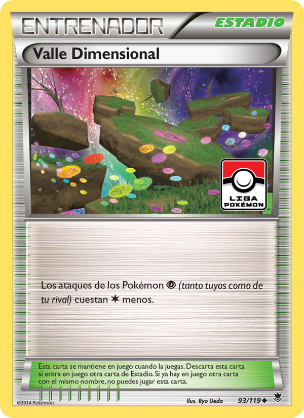 Valle Dimensional 93 — Fuerzas Fantasmales (Spanish Pokémon TCG card)