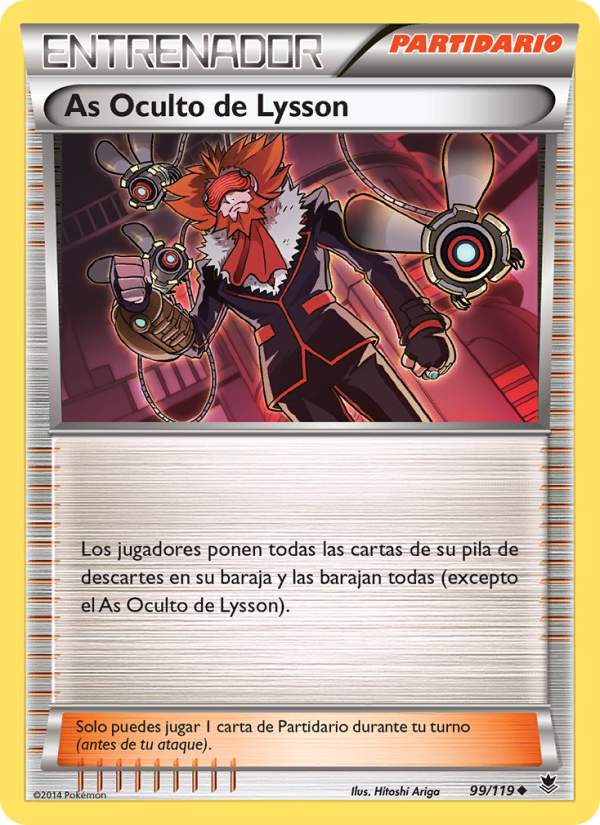 As Oculto de Lysson 99 — Fuerzas Fantasmales (Spanish Pokémon TCG card)