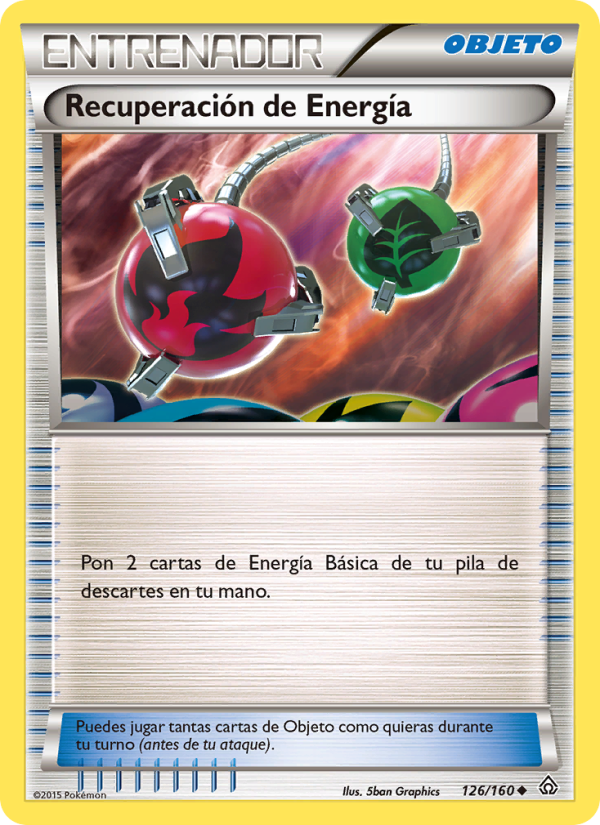 Recuperación de Energía 126 — Duelos Primigenios (Spanish Pokémon TCG card)