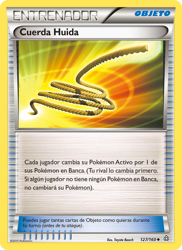 Cuerda Huida 127 — Duelos Primigenios (Spanish Pokémon TCG card)