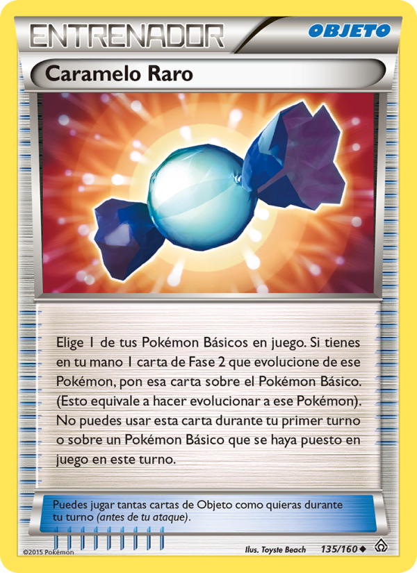 Caramelo Raro 135 — Duelos Primigenios (Spanish Pokémon TCG card)