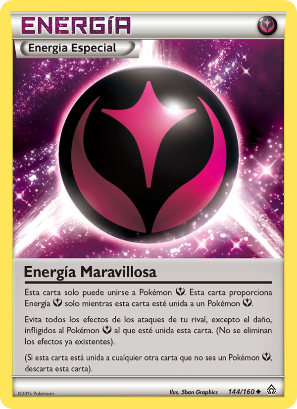 Energía Maravillosa 144 — Duelos Primigenios (Spanish Pokémon TCG card)