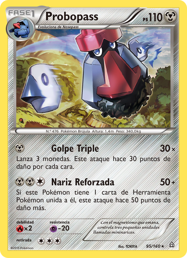 Probopass 95 — Duelos Primigenios (Spanish Pokémon TCG card)