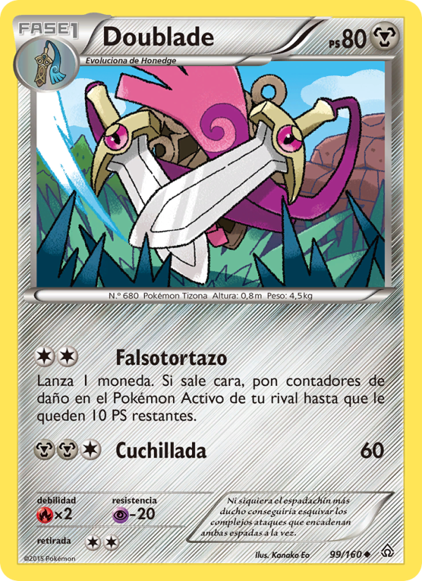 Doublade 99 — Duelos Primigenios (Spanish Pokémon TCG card)