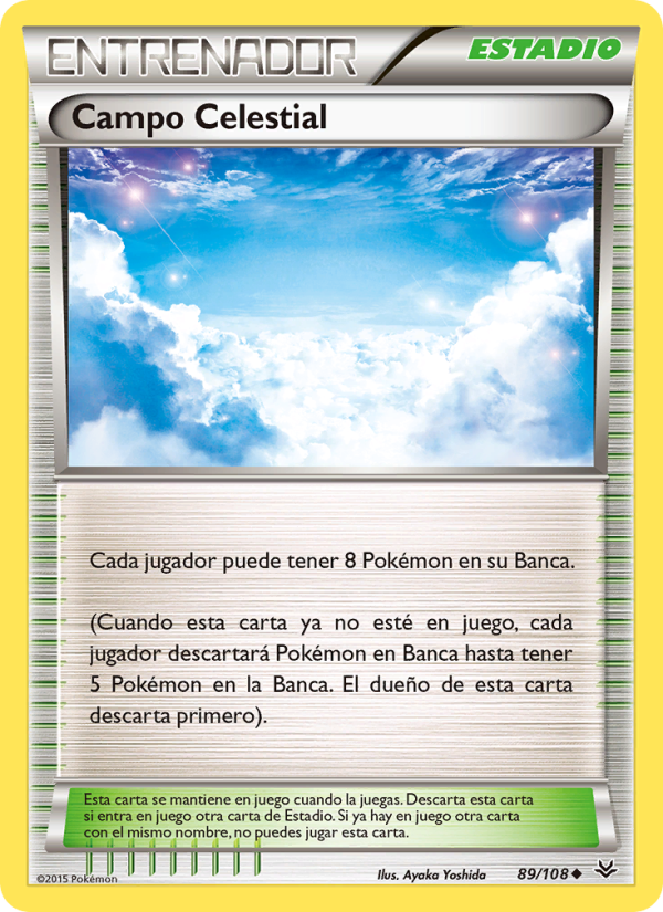 Campo Celestial 89 — Cielos Rugientes (Spanish Pokémon TCG card)