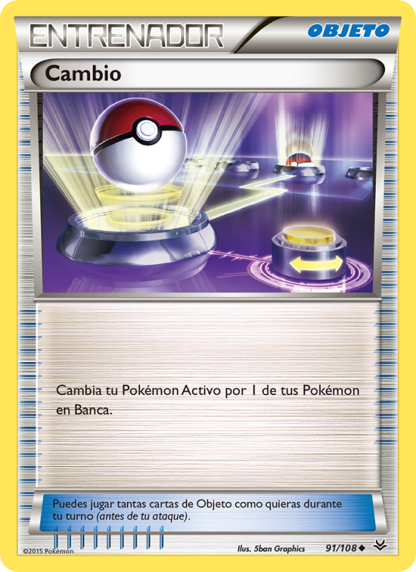 Cambio 91 — Cielos Rugientes (Spanish Pokémon TCG card)