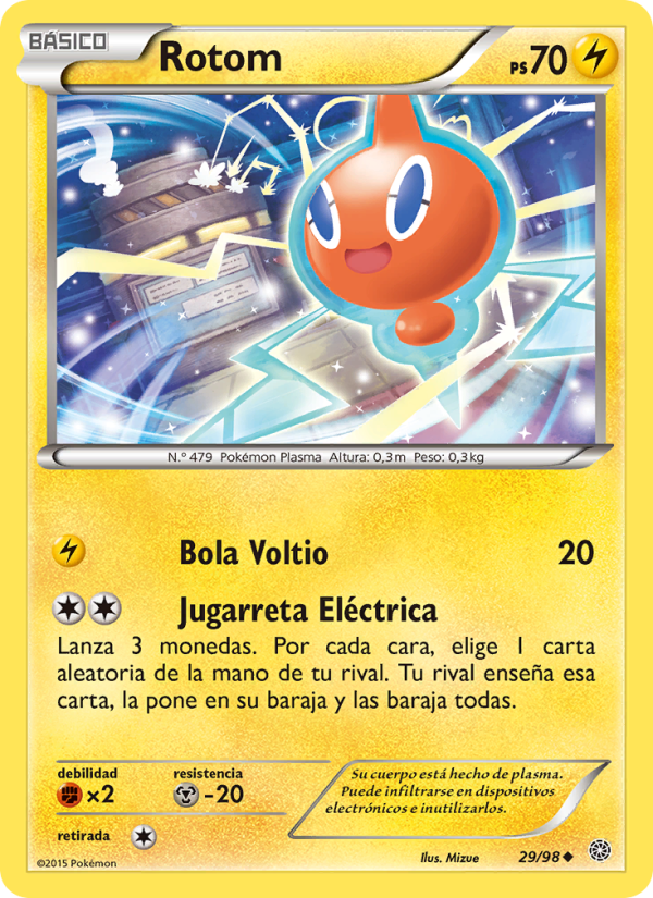 Rotom 29 — Antiguos Orígenes (Spanish Pokémon TCG card)