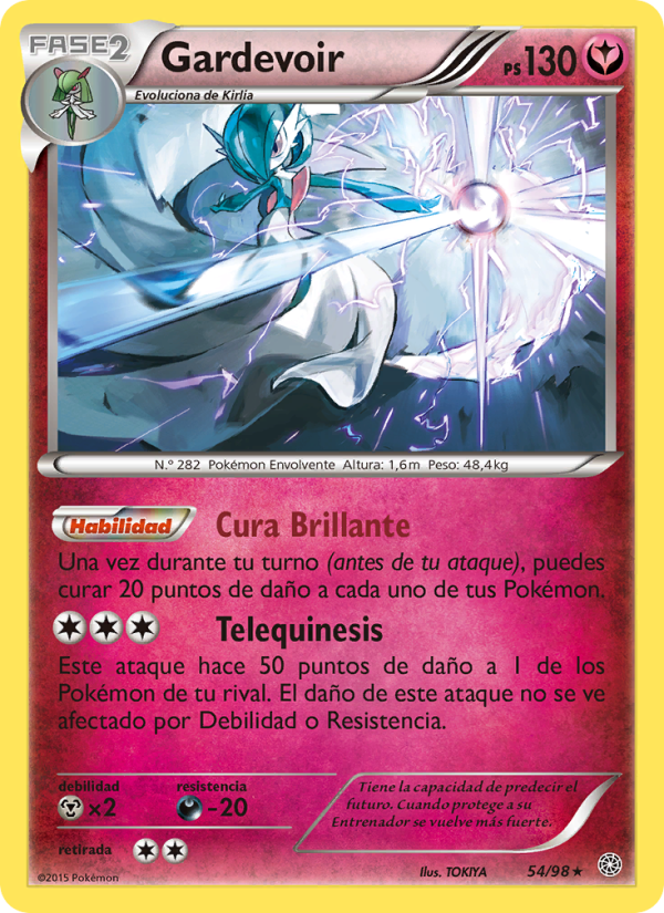 Gardevoir 54 — Antiguos Orígenes (Spanish Pokémon TCG card)