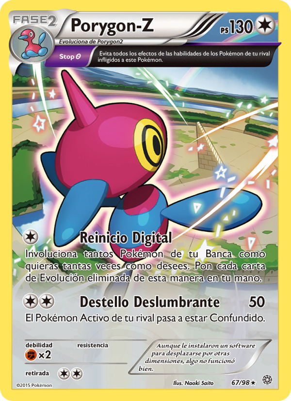Porygon-Z 67 — Antiguos Orígenes (Spanish Pokémon TCG card)
