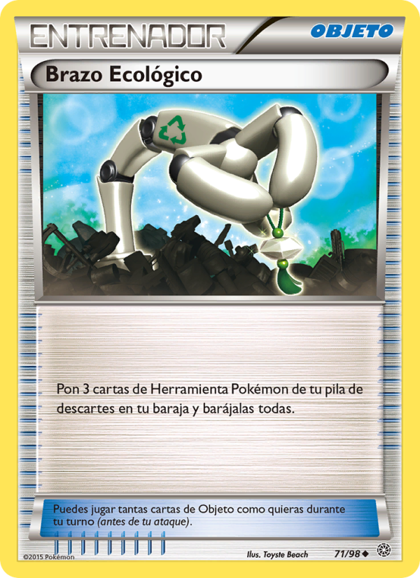 Brazo Ecológico 71 — Antiguos Orígenes (Spanish Pokémon TCG card)