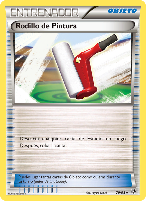 Rodillo de Pintura 79 — Antiguos Orígenes (Spanish Pokémon TCG card)