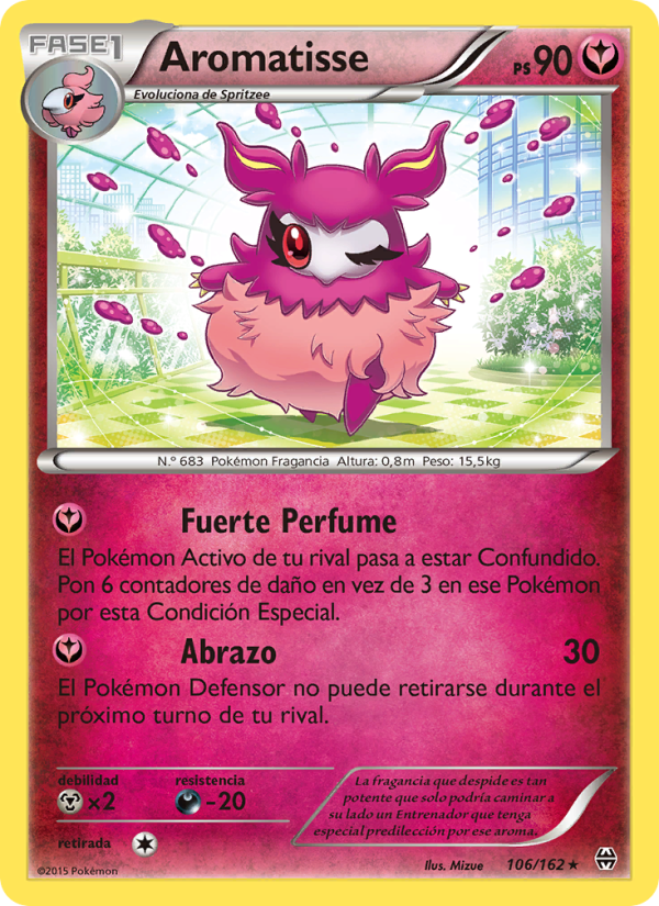 Aromatisse 106 — Turbo Impulso (Spanish Pokémon TCG card)