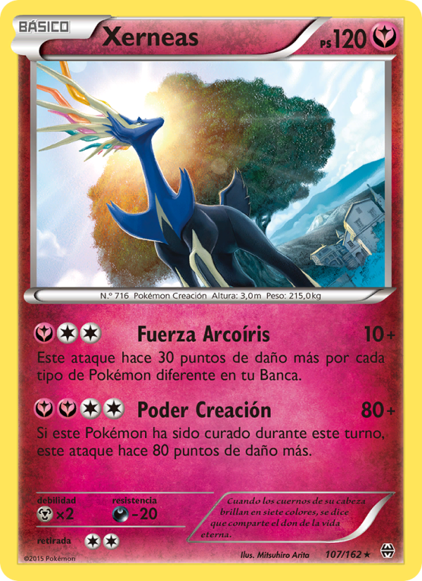 Xerneas 107 — Turbo Impulso (Spanish Pokémon TCG card)