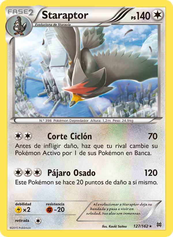 Staraptor 127 — Turbo Impulso (Spanish Pokémon TCG card)