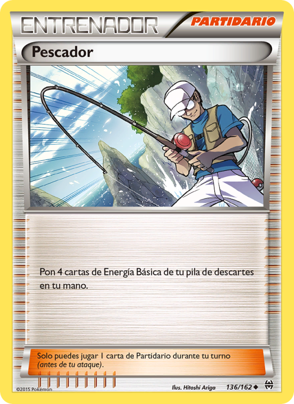 Pescador 136 — Turbo Impulso (Spanish Pokémon TCG card)