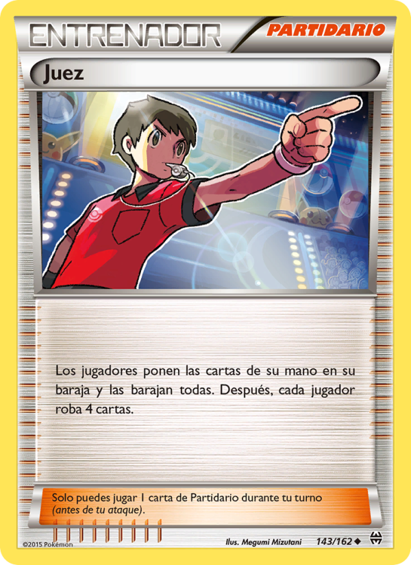 Juez 143 — Turbo Impulso (Spanish Pokémon TCG card)