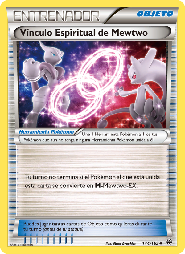 Vínculo Espiritual de Mewtwo 144 — Turbo Impulso (Spanish Pokémon TCG card)