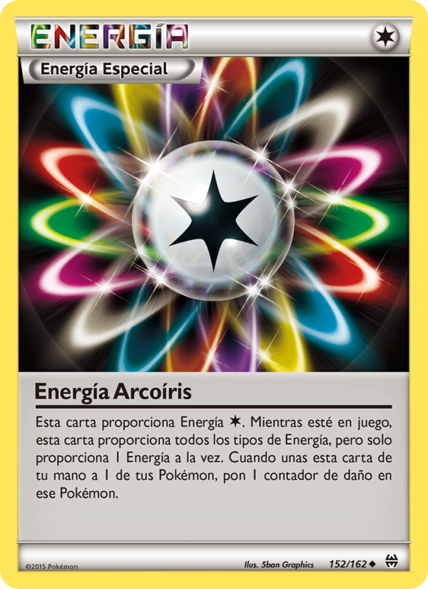 Energía Arcoíris 152 — Turbo Impulso (Spanish Pokémon TCG card)