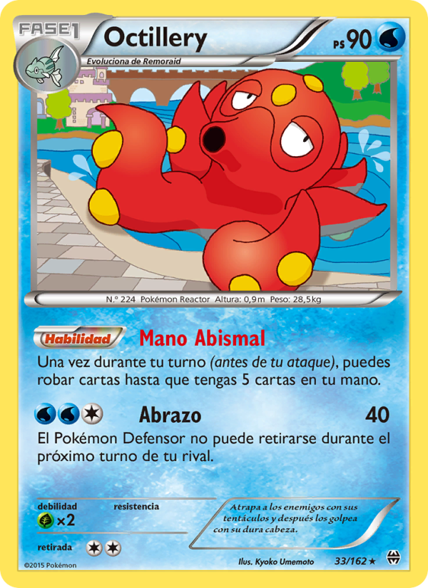 Octillery 33 — Turbo Impulso (Spanish Pokémon TCG card)