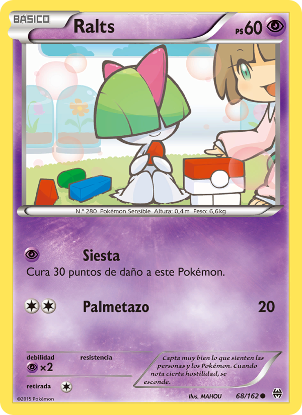 Ralts 68 — Turbo Impulso (Spanish Pokémon TCG card)