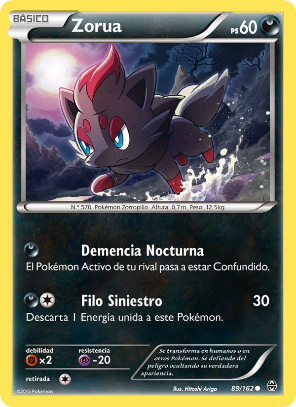 Zorua 89 — Turbo Impulso (Spanish Pokémon TCG card)