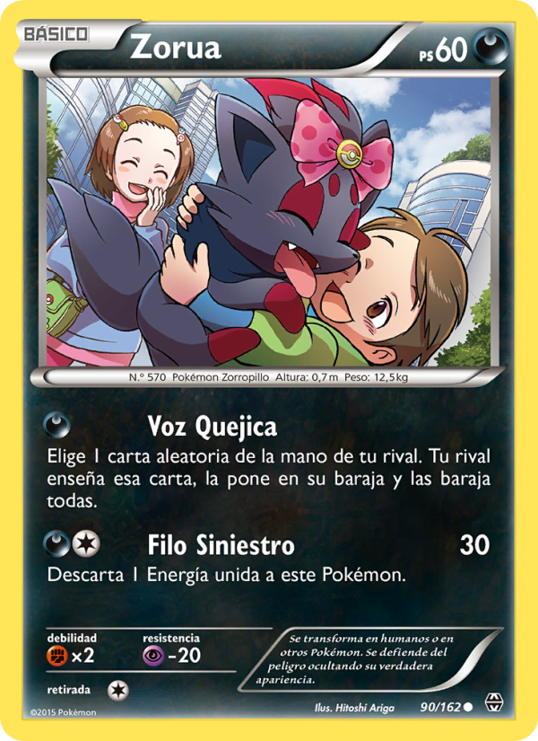 Zorua 90 — Turbo Impulso (Spanish Pokémon TCG card)
