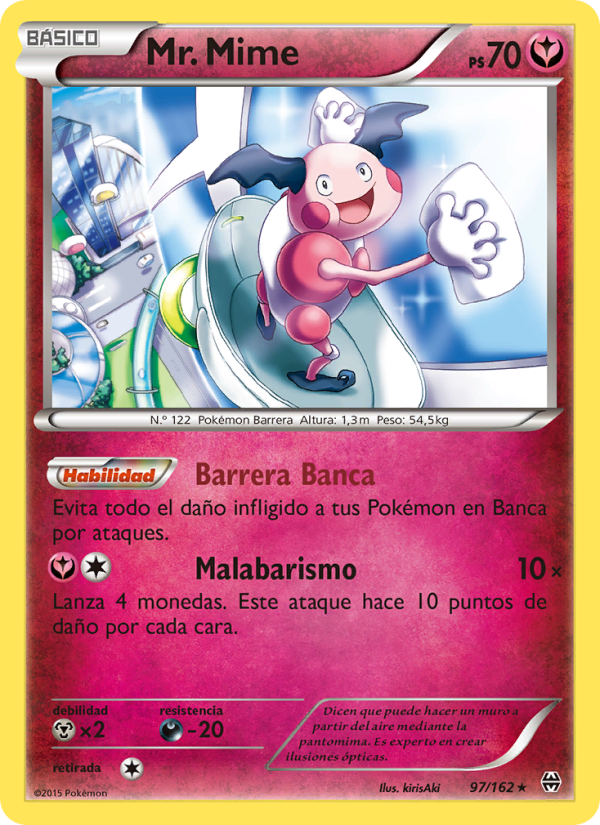 Mr. Mime 97 — Turbo Impulso (Spanish Pokémon TCG card)