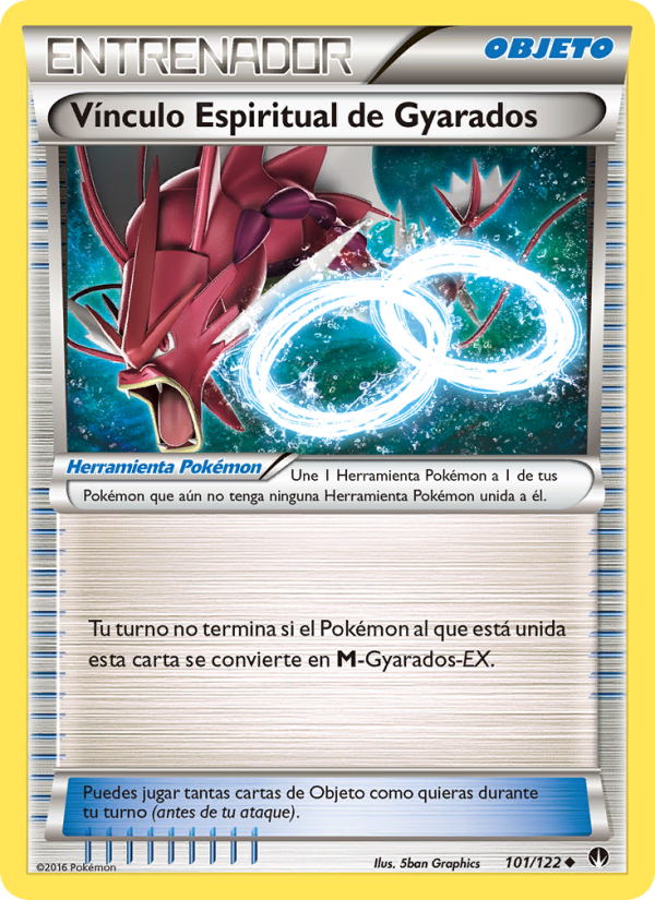 Vínculo Espiritual de Gyarados 101 — TURBOLímite (Spanish Pokémon TCG card)