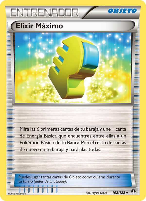 Elixir Máximo 102 — TURBOLímite (Spanish Pokémon TCG card)