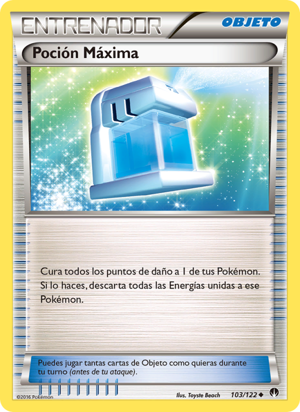 Poción Máxima 103 — TURBOLímite (Spanish Pokémon TCG card)
