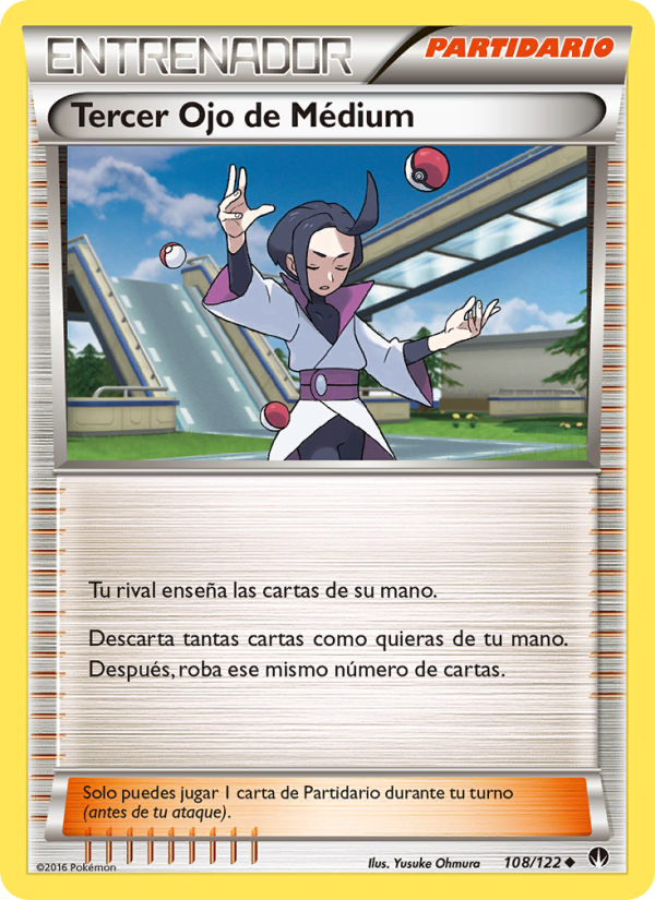 Tercer Ojo de Médium 108 — TURBOLímite (Spanish Pokémon TCG card)