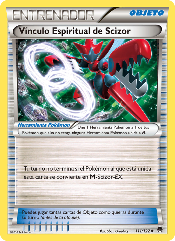 Vínculo Espiritual de Scizor 111 — TURBOLímite (Spanish Pokémon TCG card)