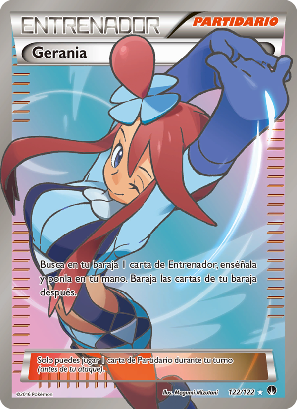 Gerania 122 — TURBOLímite (Spanish Pokémon TCG card)