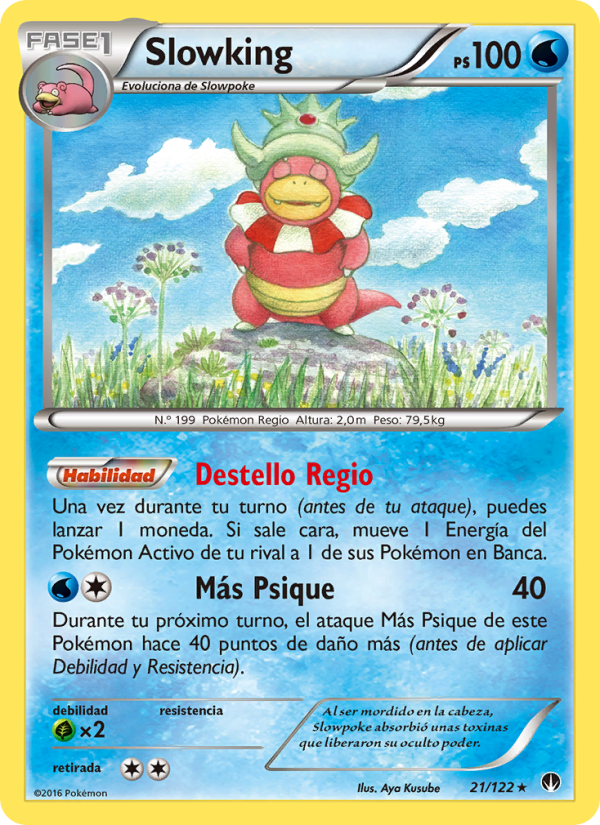 Slowking 21 — TURBOLímite (Spanish Pokémon TCG card)