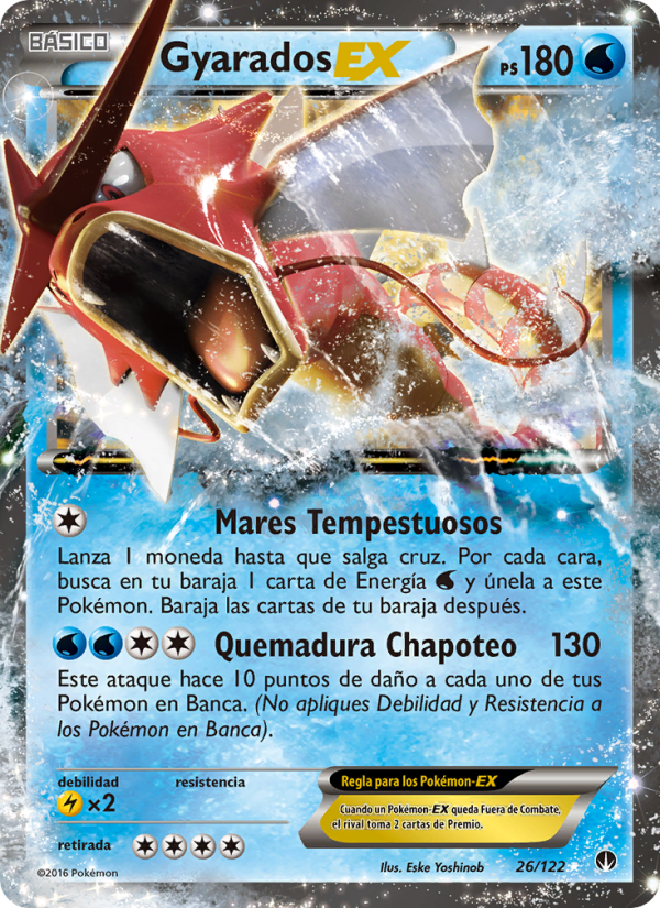 Gyarados EX 26 — TURBOLímite (Spanish Pokémon TCG card)