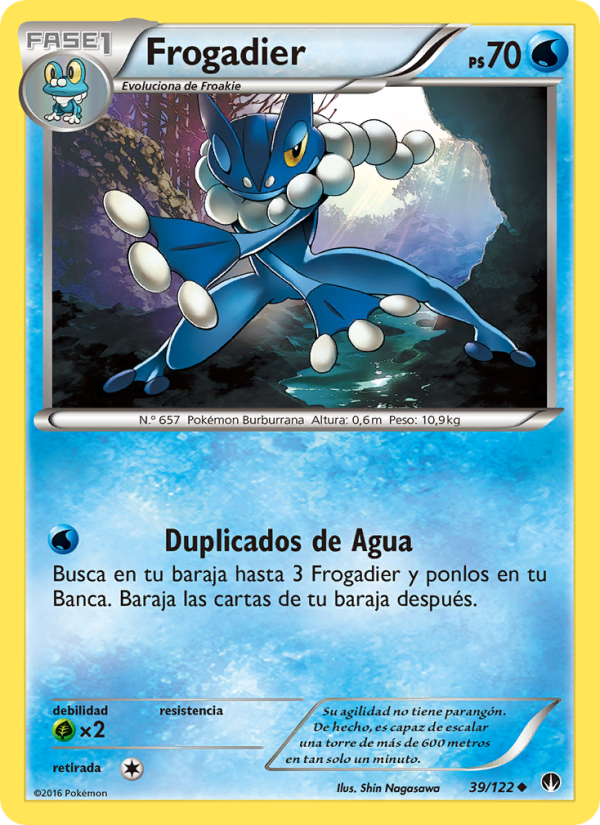 Frogadier 39 — TURBOLímite (Spanish Pokémon TCG card)