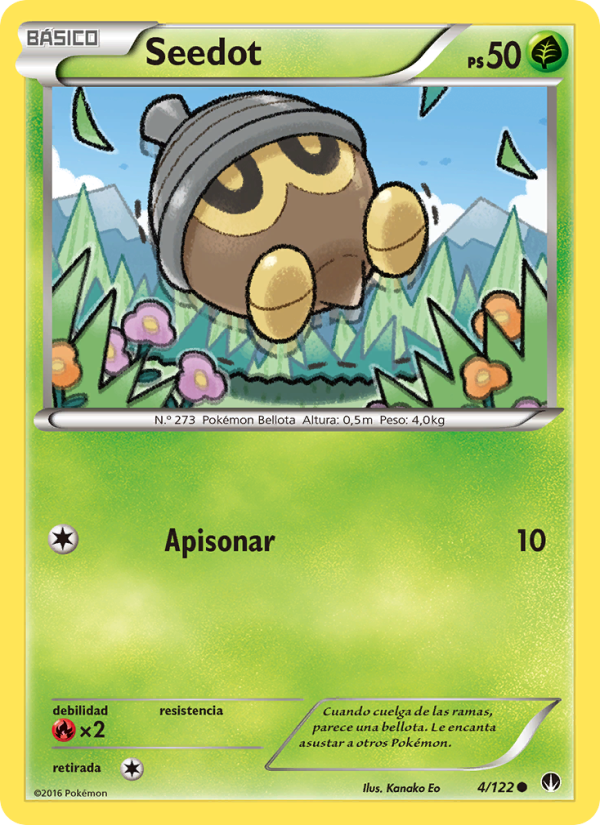 Seedot 4 — TURBOLímite (Spanish Pokémon TCG card)