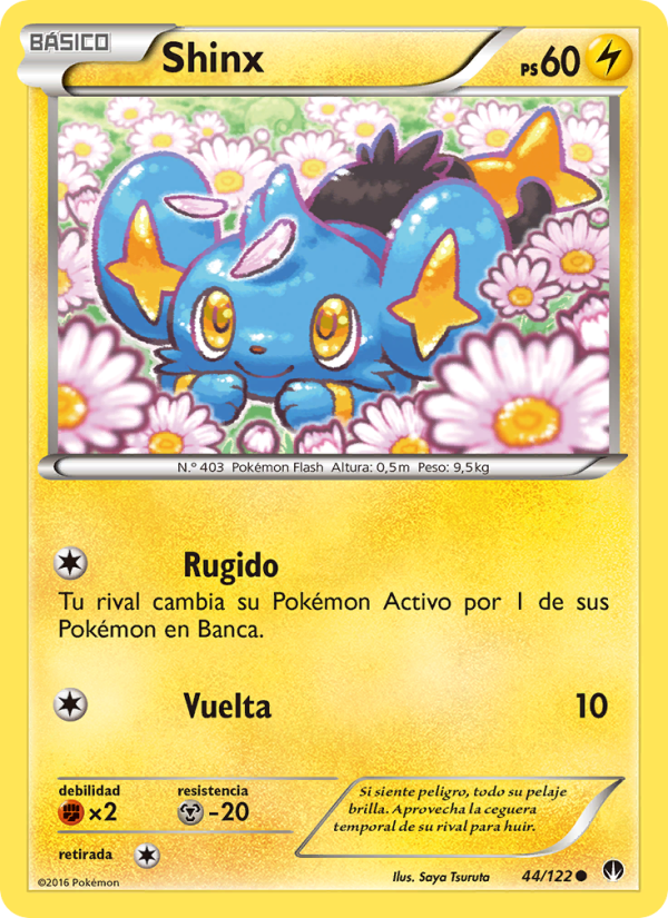 Shinx 44 — TURBOLímite (Spanish Pokémon TCG card)