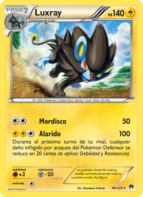 Luxray 46 — TURBOLímite (Spanish Pokémon TCG card)